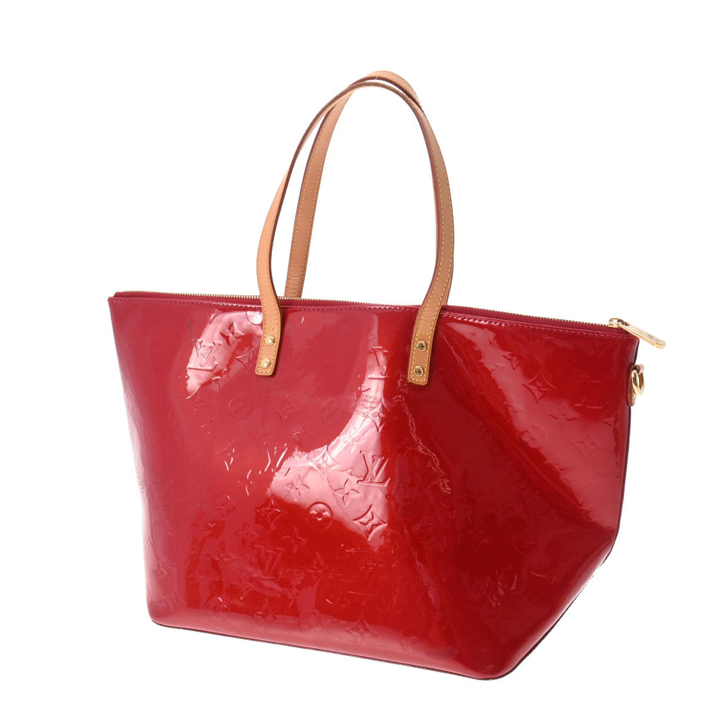 Louis Vuitton Bellevue Vernis Pomme Handbag dAmour